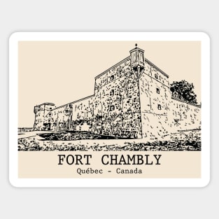Fort Chambly - Québec Magnet